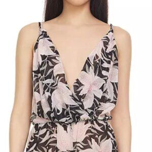 Flora Nikrooz Blossom Chiffon Floral Romper